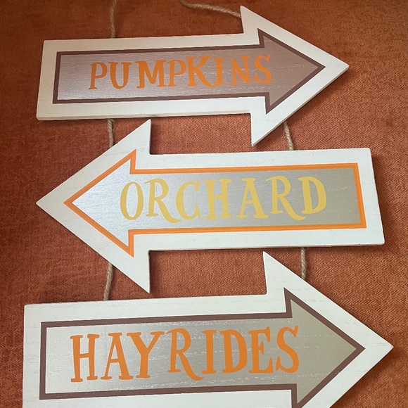 Two Decorative Fall Signs - Picture 3 of 5